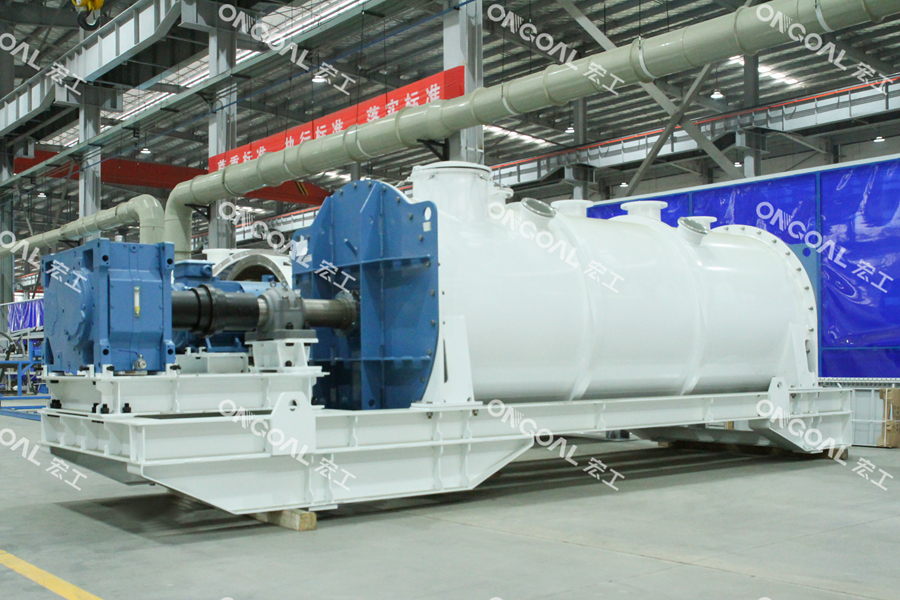 臥式螺帶干粉混合機